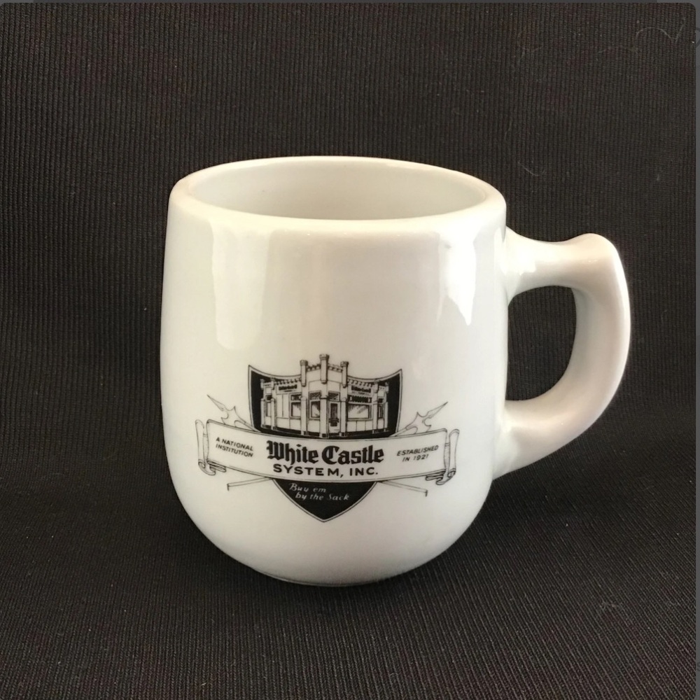 White Castle Mug Diner Mug Little Mug Advertising Mug Coffee Cup